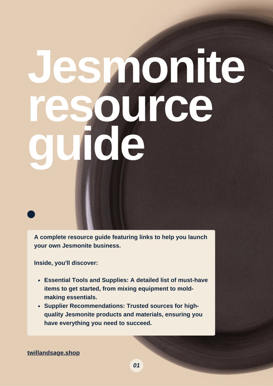 Jesmonite Resource Guide for Small Businesses